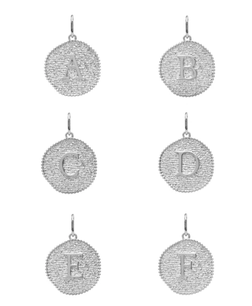 Médaille initiale Andréa argent